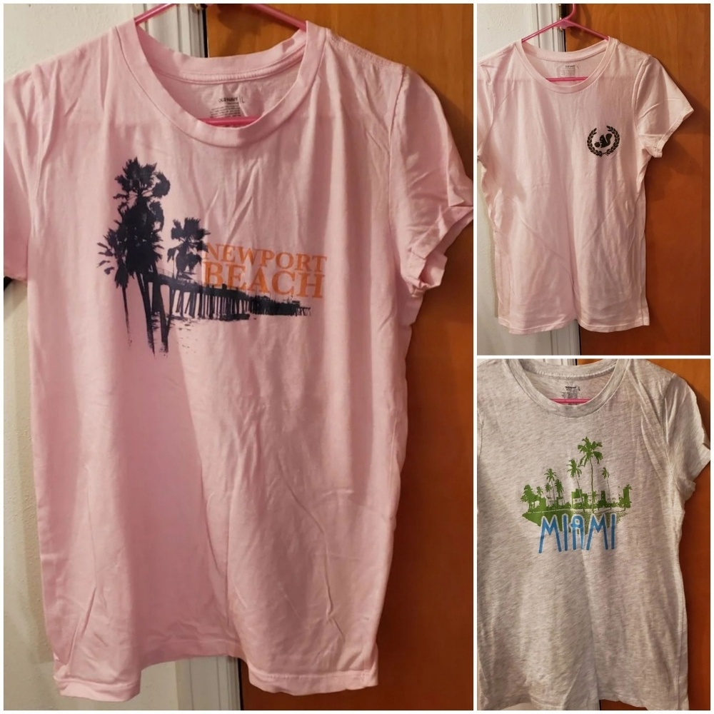 Set Of 3 graphic Old Navy Tshirts - Large